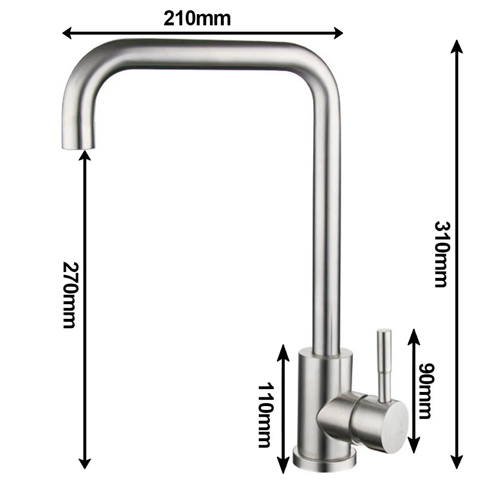 StainlessMix – Kitchen taps in stainless steel 