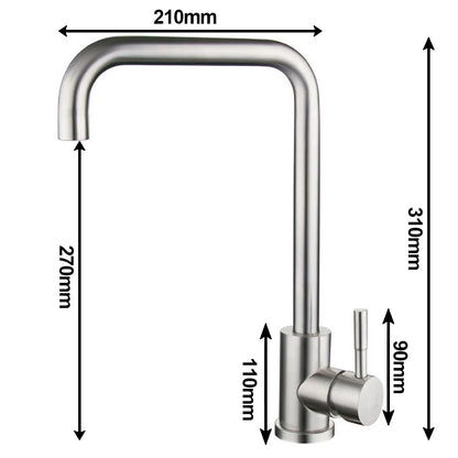 StainlessMix – Kitchen taps in stainless steel 