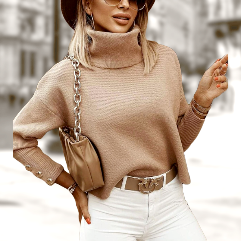 Knotted Elegance | Turtleneck