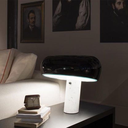 StoneGlow - Decorative Marble Table Lamp, Where Elegance and Warmth Come Together 