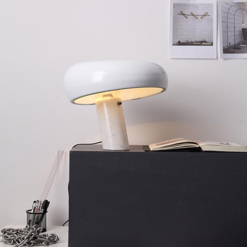 StoneGlow - Decorative Marble Table Lamp, Where Elegance and Warmth Come Together 