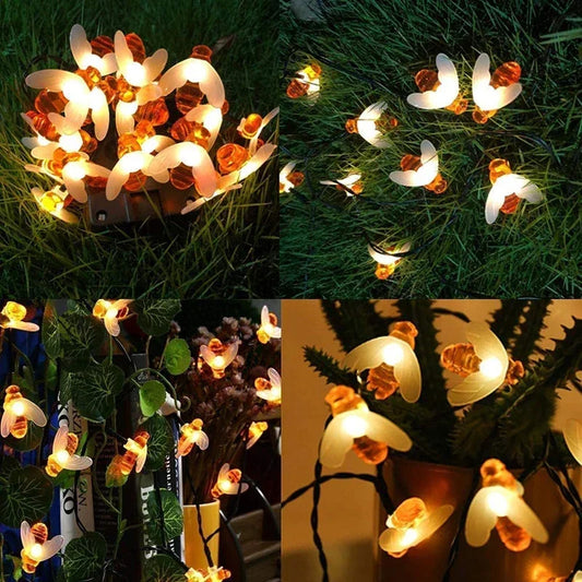 BeeGlow - Solar Outdoor Light String