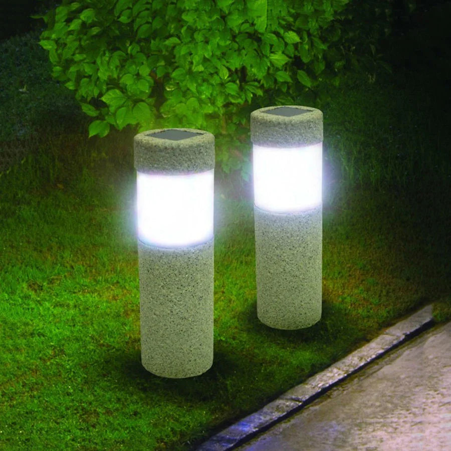 GranitGlanz - Stone column lamp