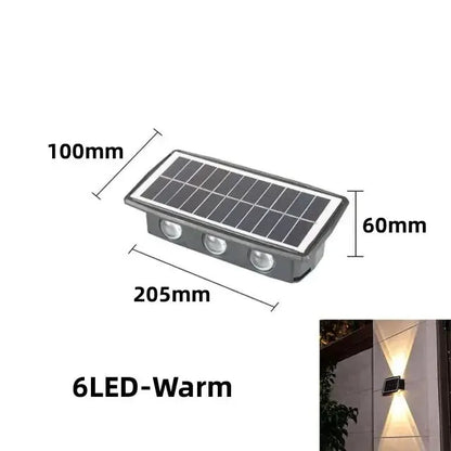 SolarStream - Solar Wall Lamp for Outdoors