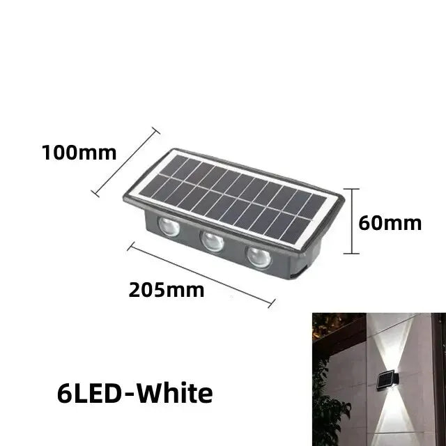 SolarStream - Solar Wall Lamp for Outdoors