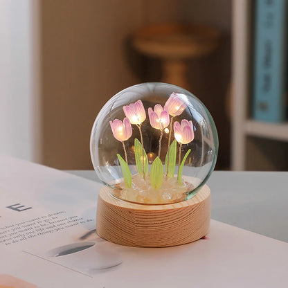 TulipGlow - Tulpen Tafel Bureau Lamp