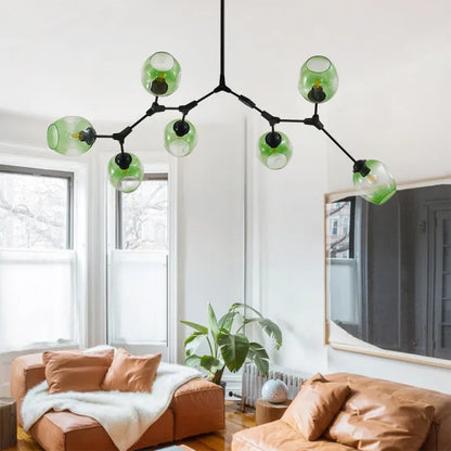 BubbleLight – Sputnik Hanglamp met Glazen Bubbels