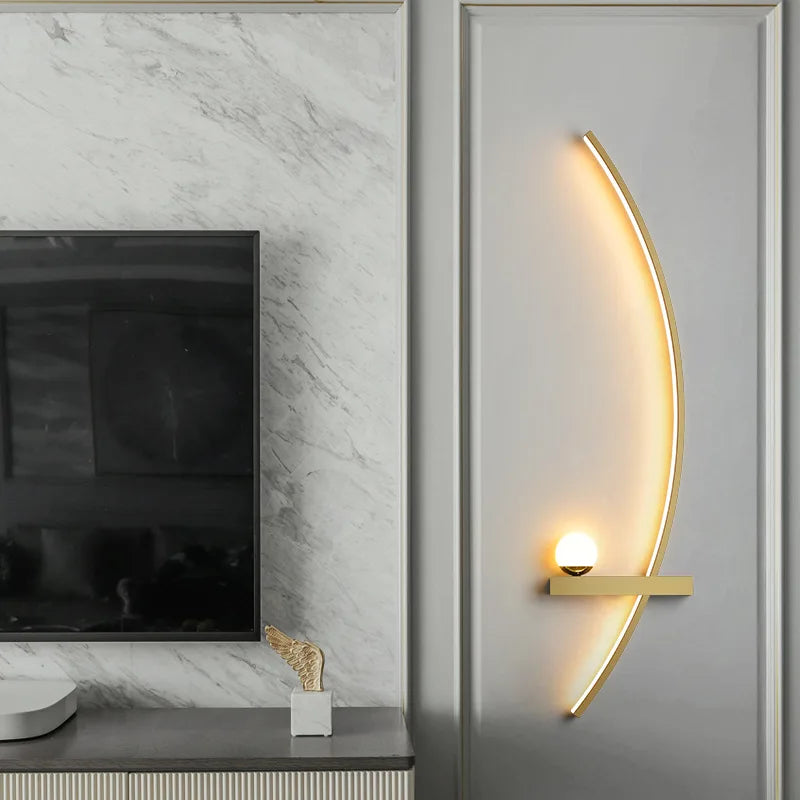 ElysianElegance - LED Wall Lamp with Remote Control