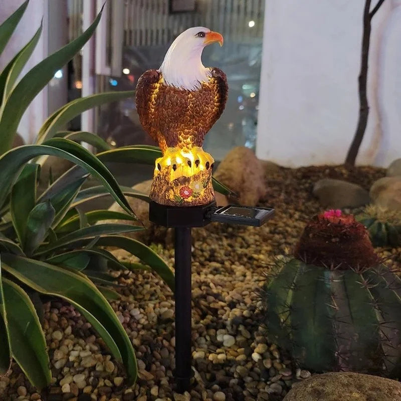 GardenOwl - Waterproof LED Lamp with Animal Decoration 