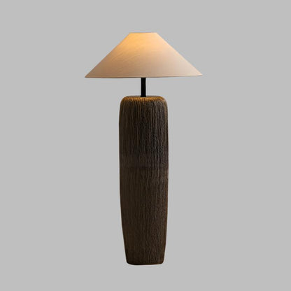 LumiereVintage - Floor lamp made of old wood 