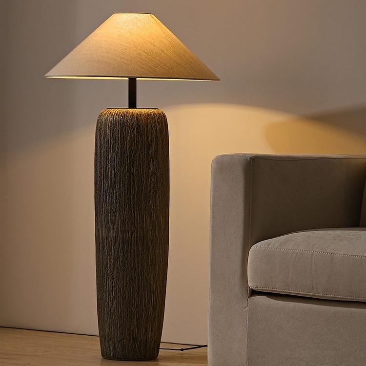 LumiereVintage - Floor lamp made of old wood 