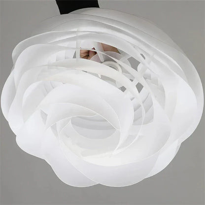 Flower Shaped Glass Ceiling Lamp