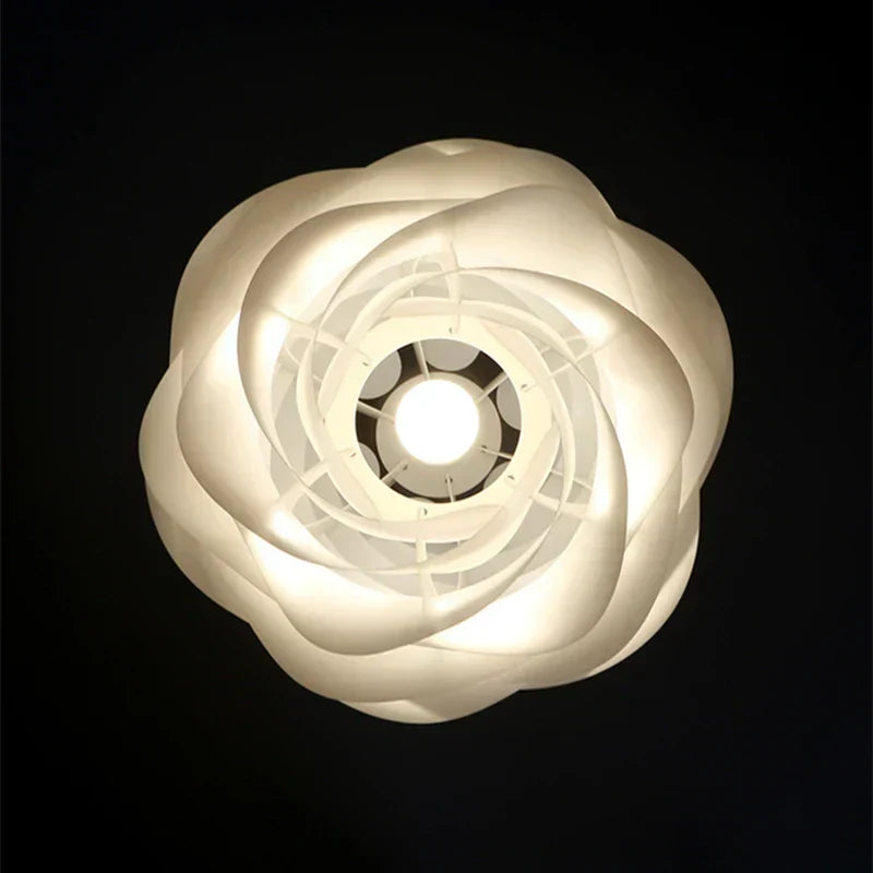 Flower Shaped Glass Ceiling Lamp