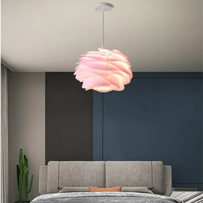 Flower Shaped Glass Ceiling Lamp