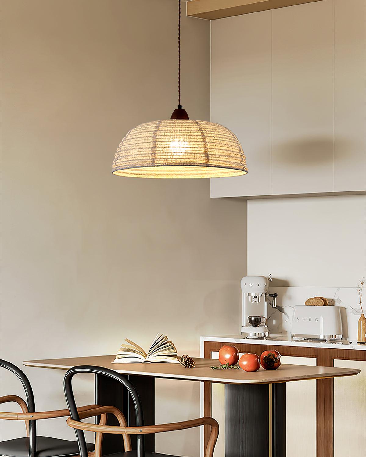 WoodLumiere – Elegant Wooden Pendant Lamp