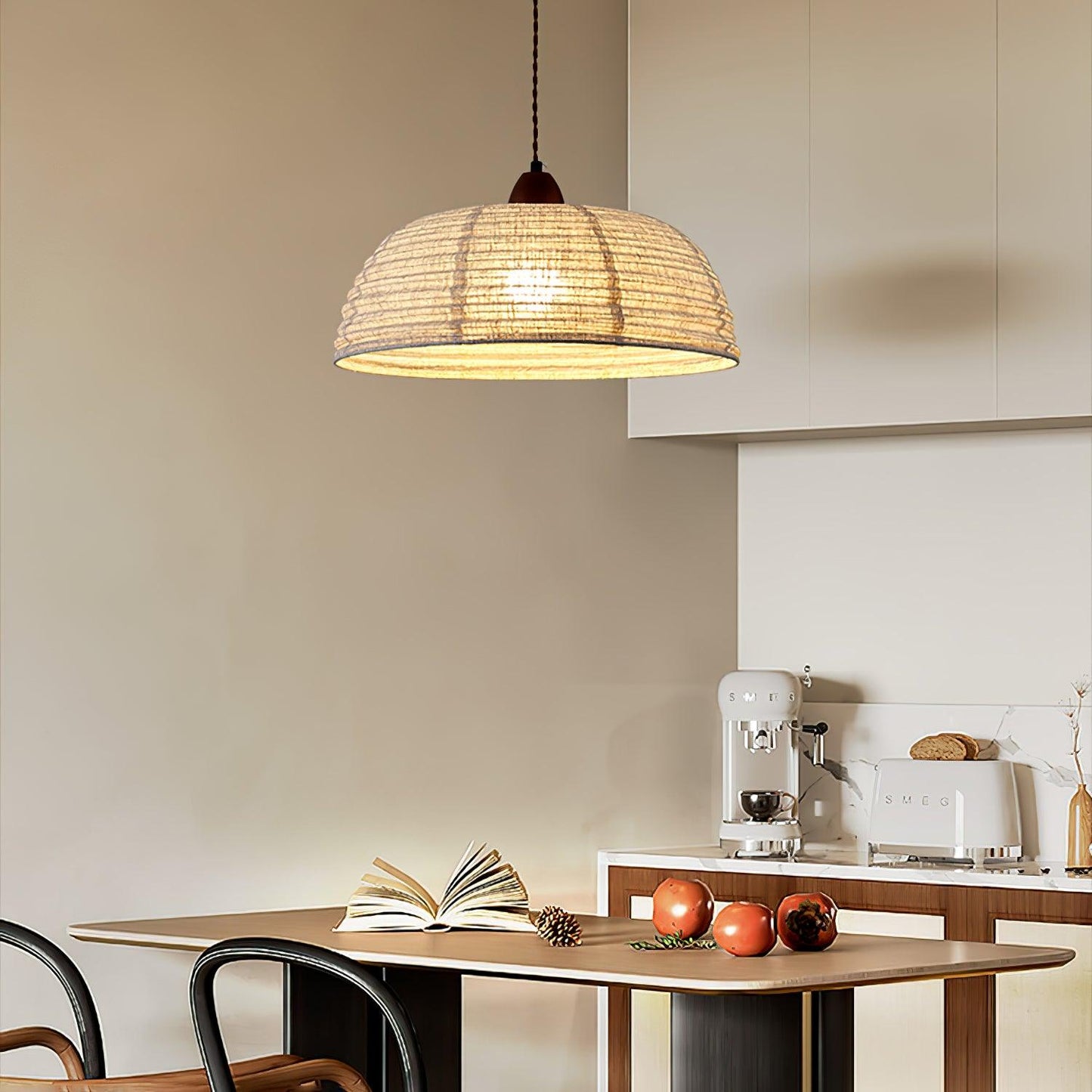 WoodLumiere – Elegant Wooden Pendant Lamp