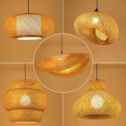 NatureLicht - Handmade Wicker Hanging Lamp