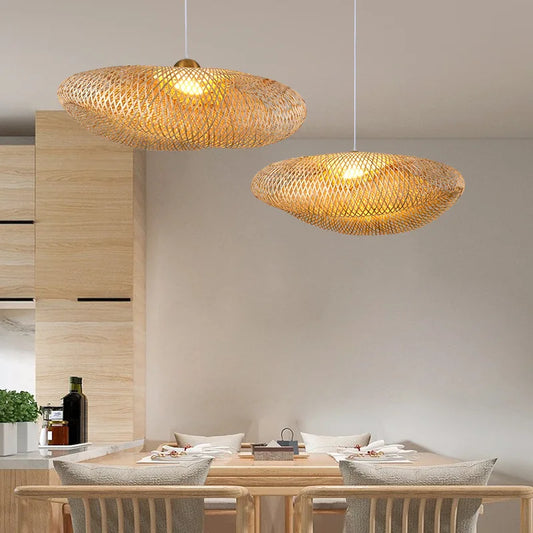 NatureLicht - Handmade Wicker Hanging Lamp