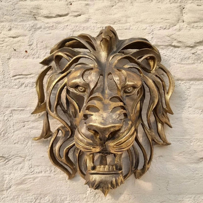 RegalRoar Lion - Lion Head Wall Sculpture 