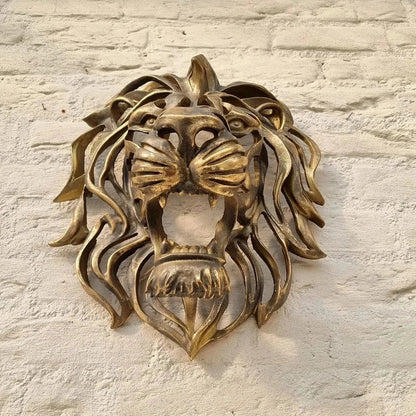 RegalRoar Lion - Lion Head Wall Sculpture 