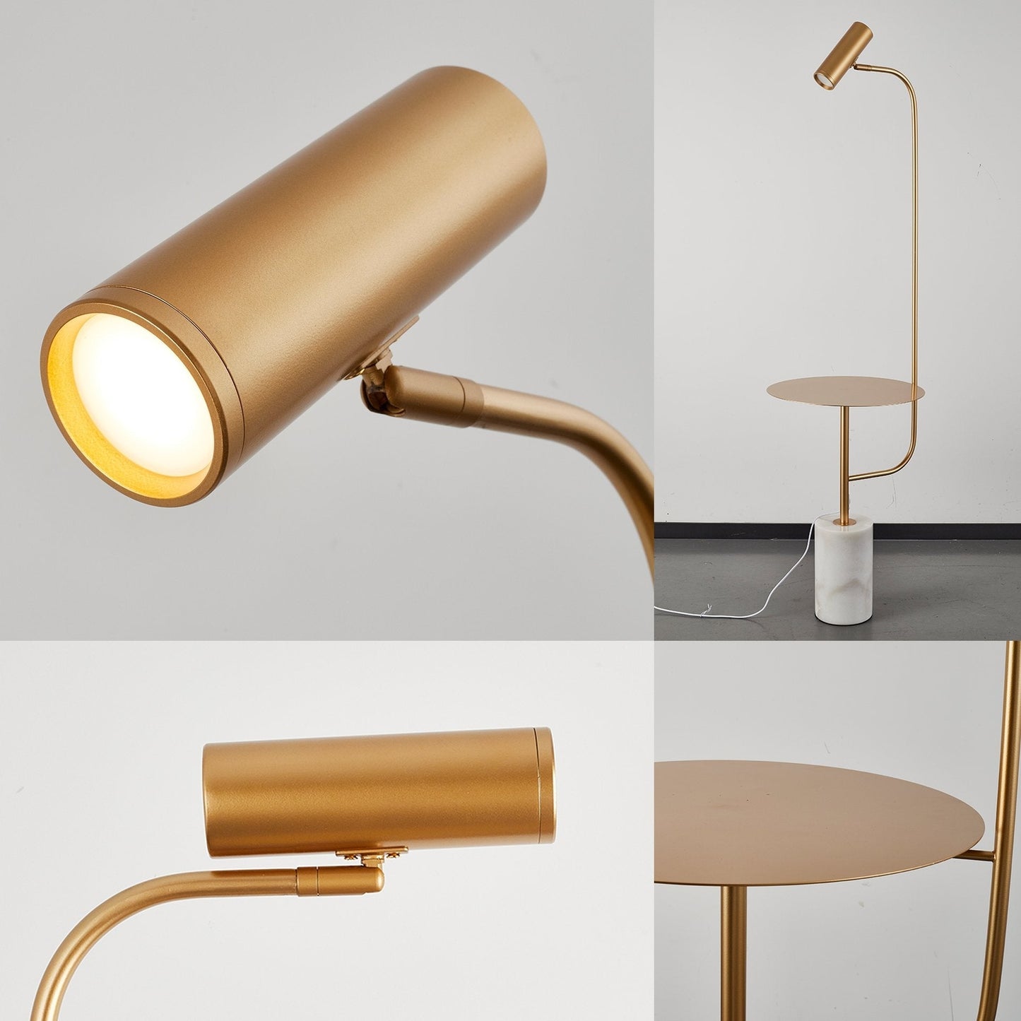 LumiMarble - Floor Lamp with Warm Light