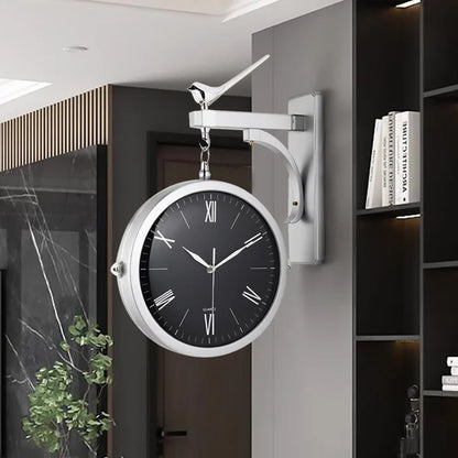 GlowTime - Double Sided Roman Wall Clock