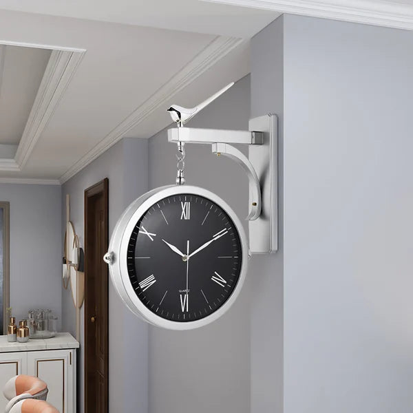 Double Sided Roman Wandu Clock