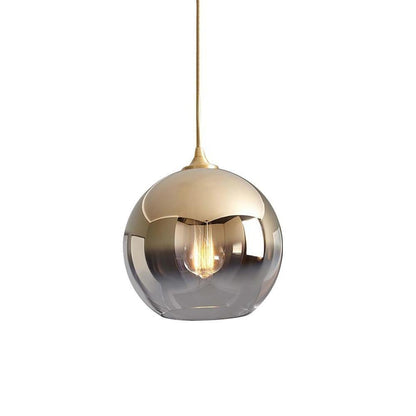 LichtMeester - Modern Globe Design Glass Pendant Lamp with LED Lighting for Kitchen and Dining Room