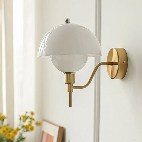 Cream Mushroom Wall Lamp - An Enchanting Element for Your Interior