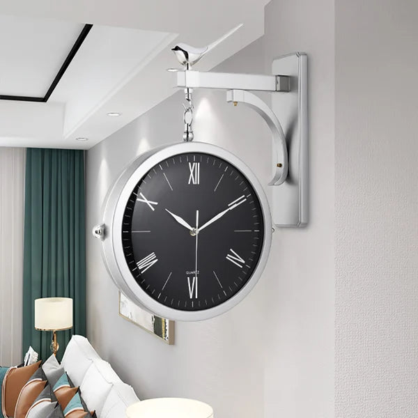 Double Sided Roman Wandu Clock