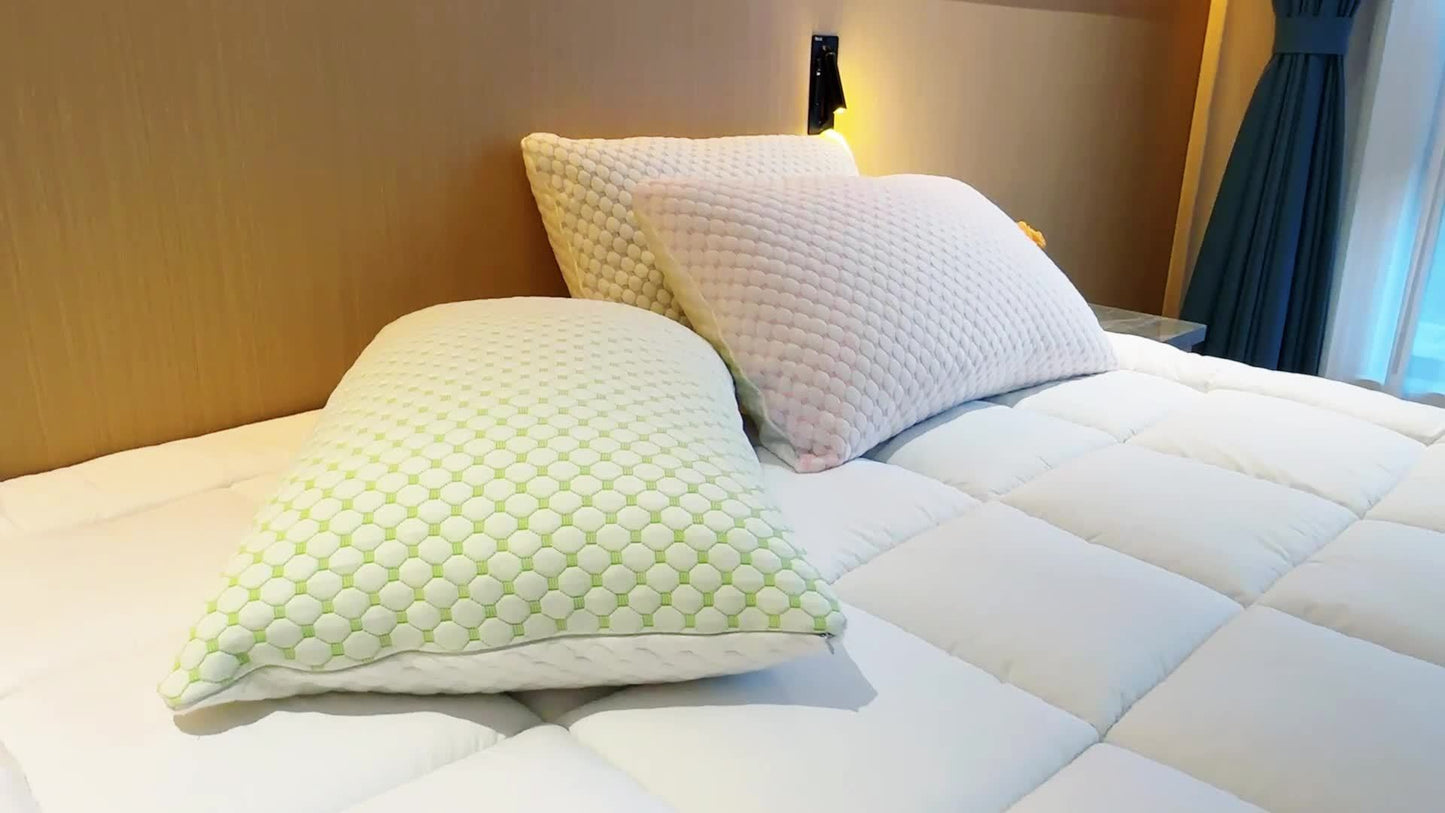 ChillPillow - Verkoelend kussen van memory foam met wasbare bamboe hoes