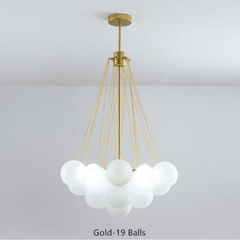 Glamora - Design Hanglamp in Metaal en Glas