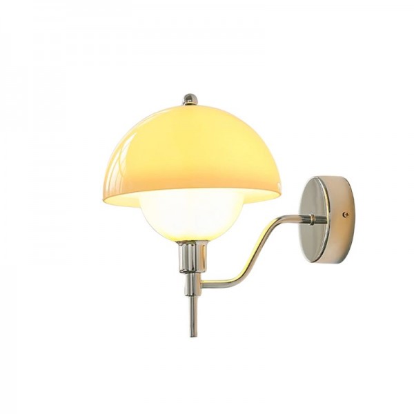 Cream Mushroom Wall Lamp - An Enchanting Element for Your Interior