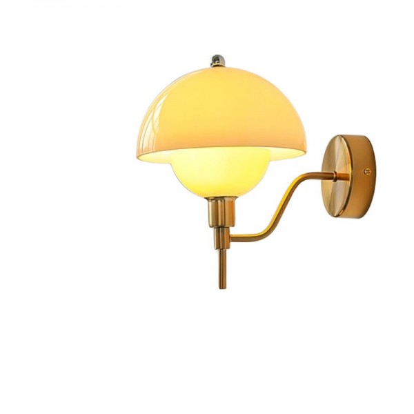 Cream Mushroom Wall Lamp - An Enchanting Element for Your Interior