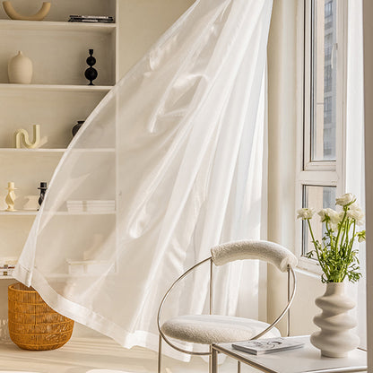 WeaveGlam - Transparent Woven Curtains for a Chic and Modern Style