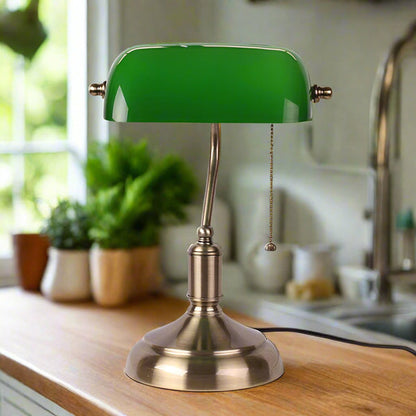 Eureka – Europese Glazen Tafel Lamp