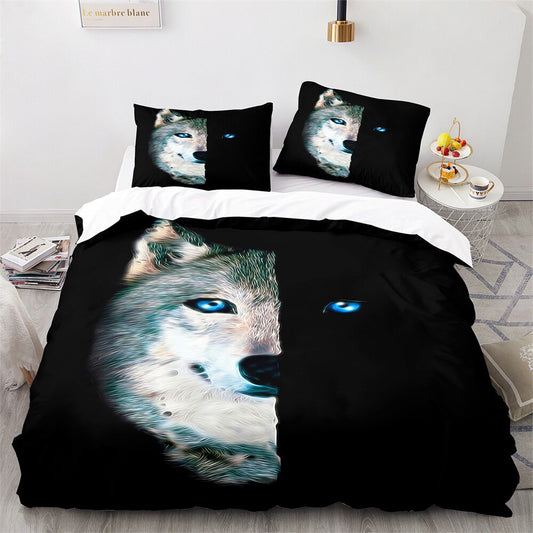 DreamGuard - Children's duvet cover 'Protective Wolf' 