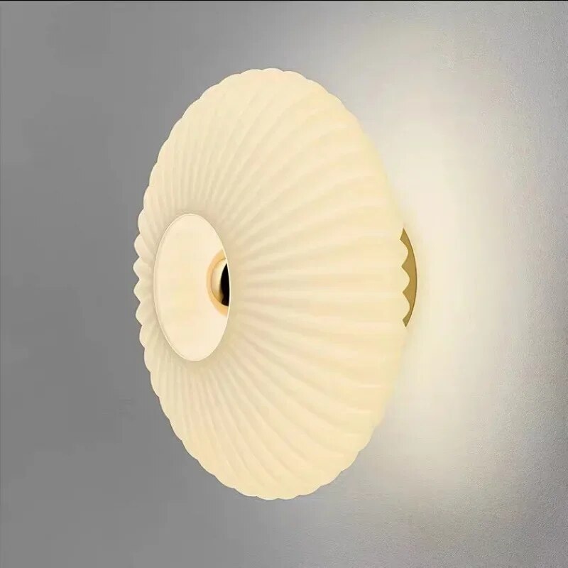 NimbusFlux - Glass Wall Lamp with Wavy Light