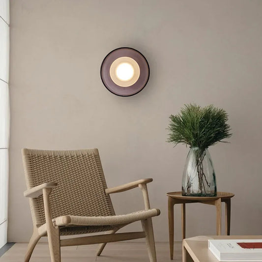 NovaNimbus - Round Glass Wall Lamp 