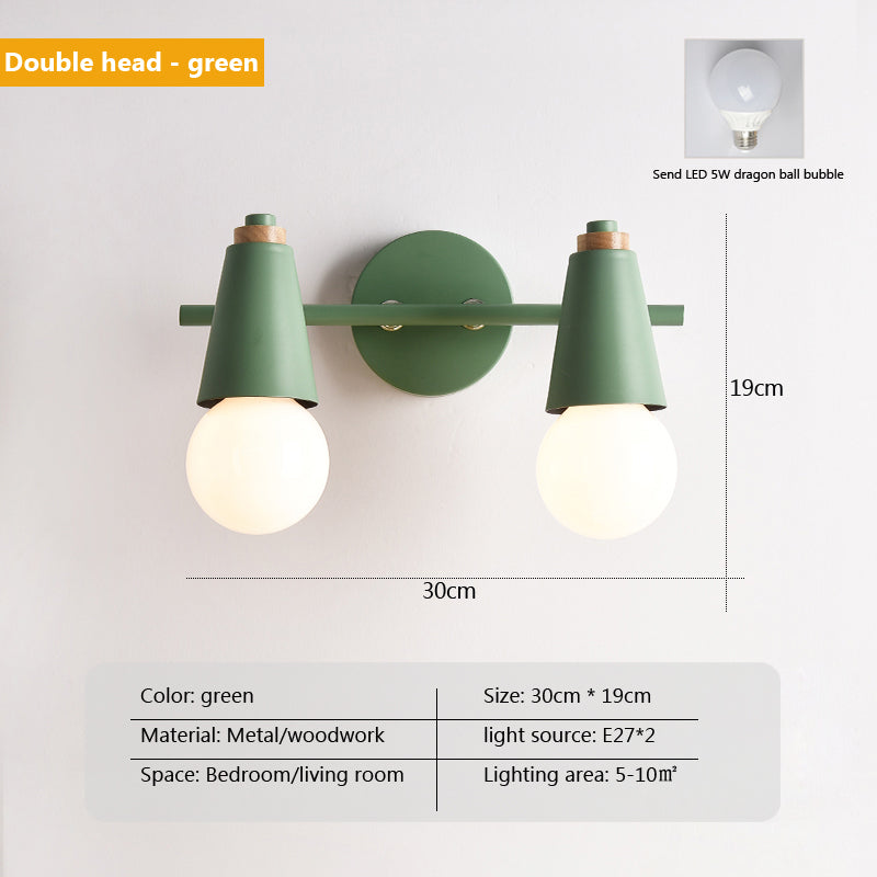 GrandioseLumina - Macaron Achteruitkijkspiegel Wandlamp