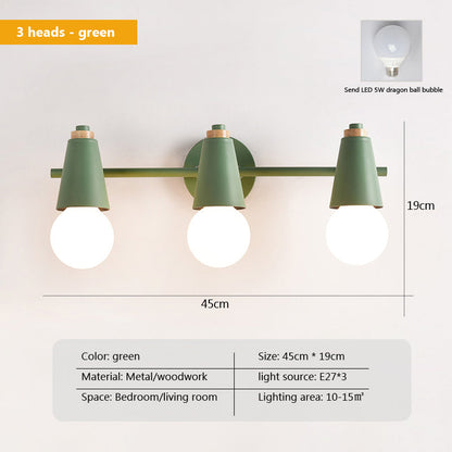 GrandioseLumina - Macaron Rearview Mirror Wall Lamp