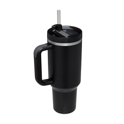 Insulated Mug with Handle and Straw | 40 oz