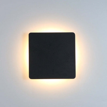 Orr Modern Minimalism LED Wall Lamps Black Metal Garden Hall