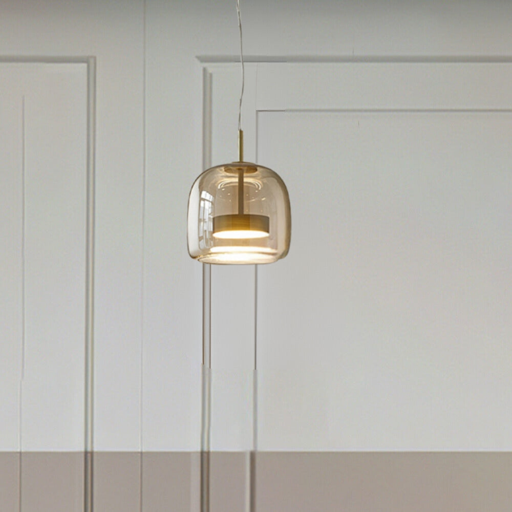 Retroluxe - Retro Hanglamp met Amber Licht