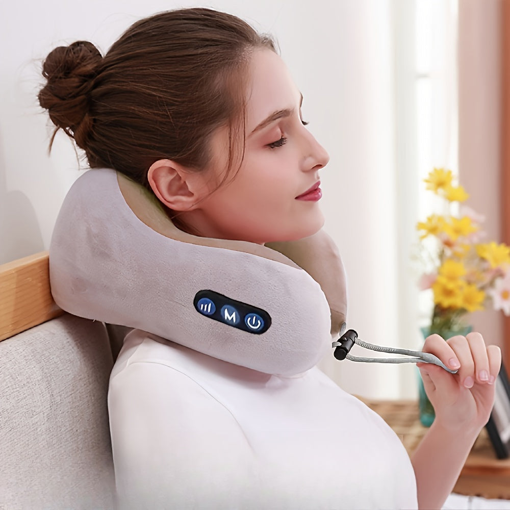 CushionCare - U-shaped neck pillow that combines comfort and functionality