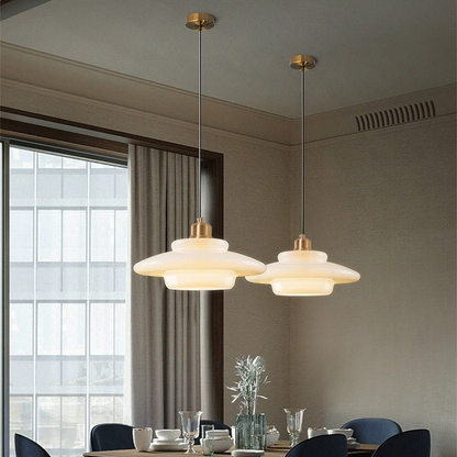 Ivorylight – Ivory Glass Pendant Lamp