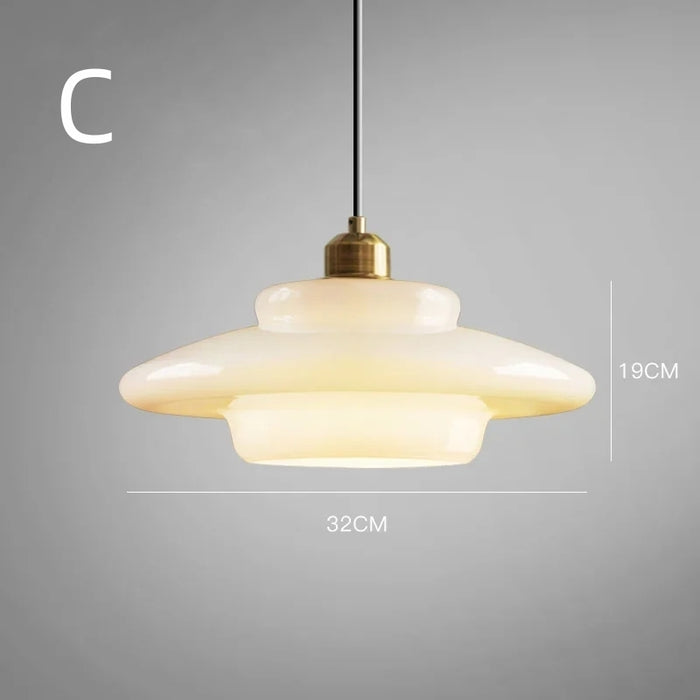 Ivorylight – Ivory Glass Pendant Lamp