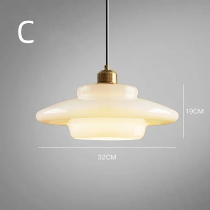 Ivorylight – Ivory Glass Pendant Lamp