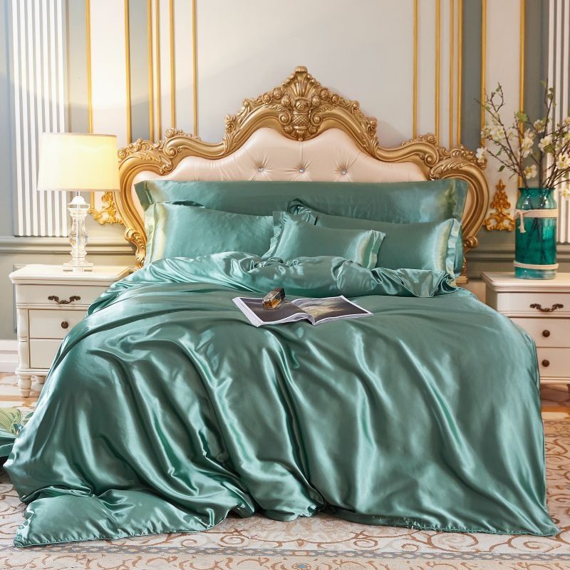 ConfortSatin - 4-Piece Satin/Cotton Bedding Set