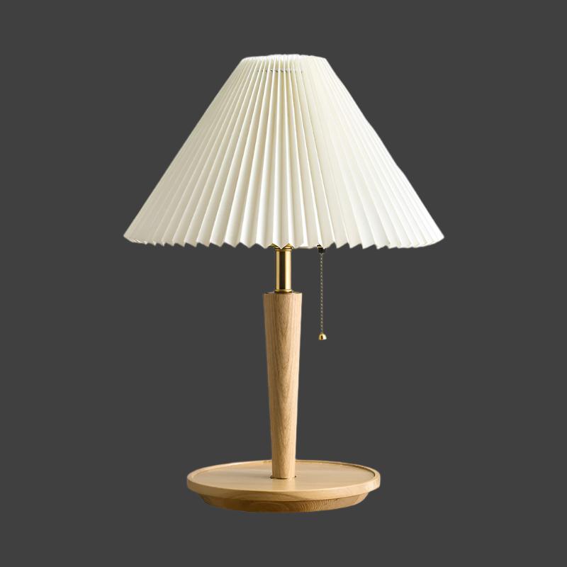 Pleatwood - Pleated wooden table lamp